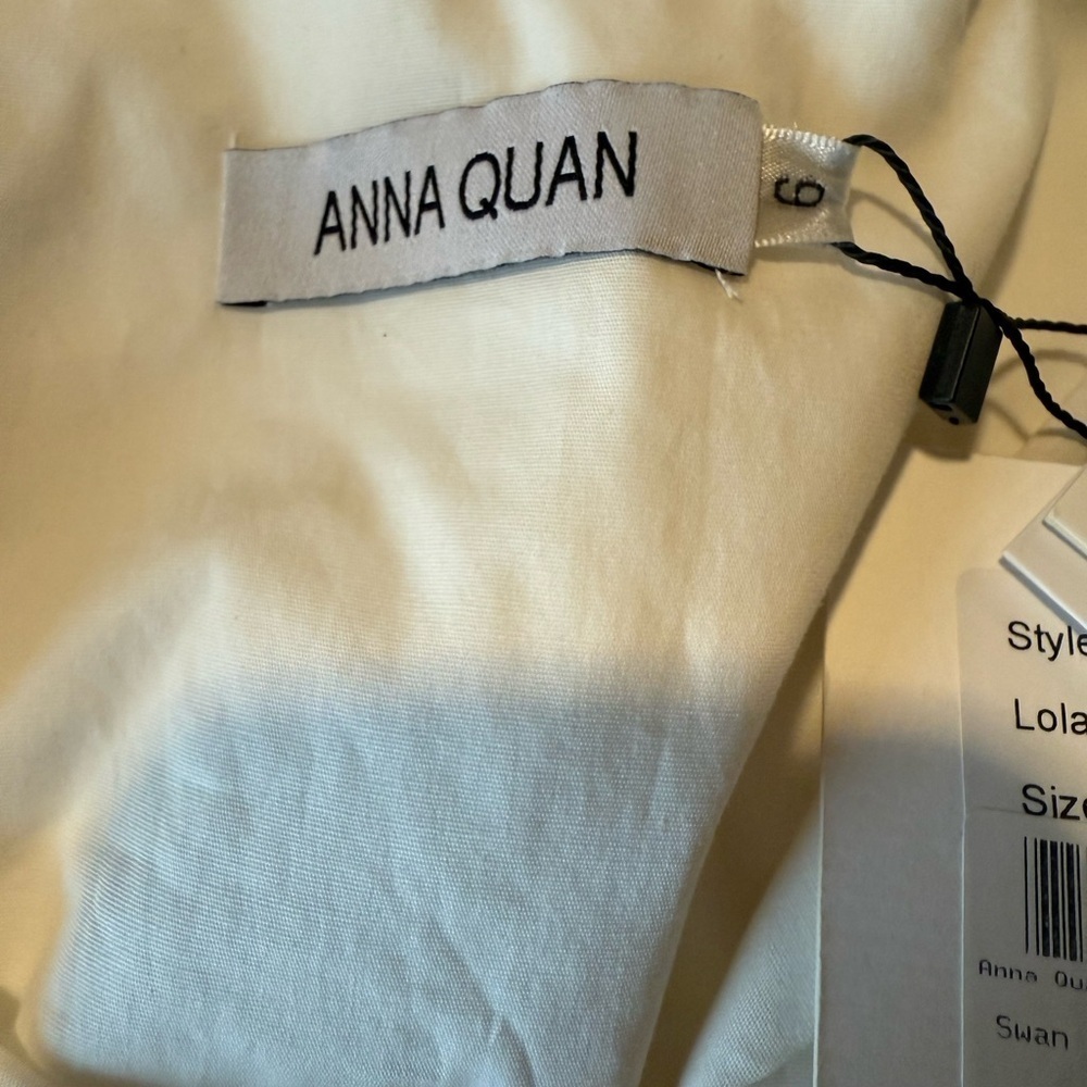 Anna Quan Lola White Cutout Mini Dress Size 6 NWT Designer - Picture 6 of 6